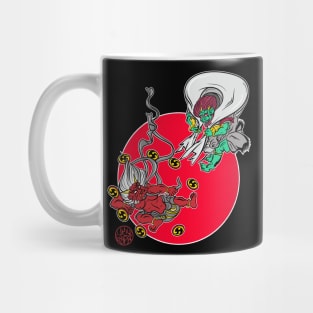 The gods Raijin and Fujin Mug